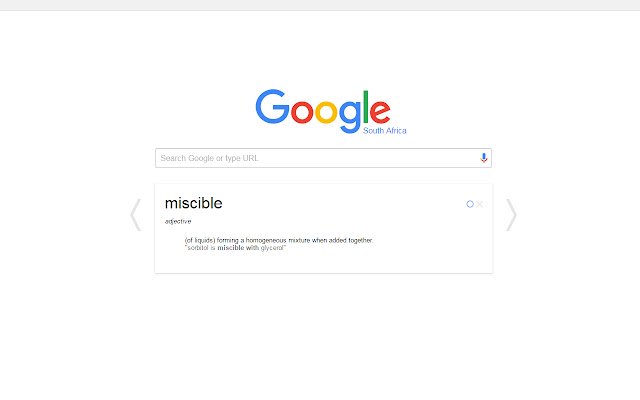 Keep Google Definitions  from Chrome web store to be run with OffiDocs Chromium online