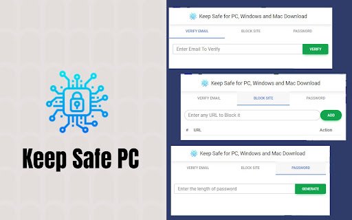 Keep Safe For PC, Windows and Mac Download  from Chrome web store to be run with OffiDocs Chromium online