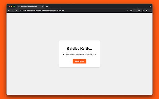 Keith Hernandez Quotes  from Chrome web store to be run with OffiDocs Chromium online