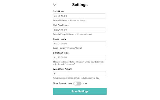 Keka Time Logger  from Chrome web store to be run with OffiDocs Chromium online