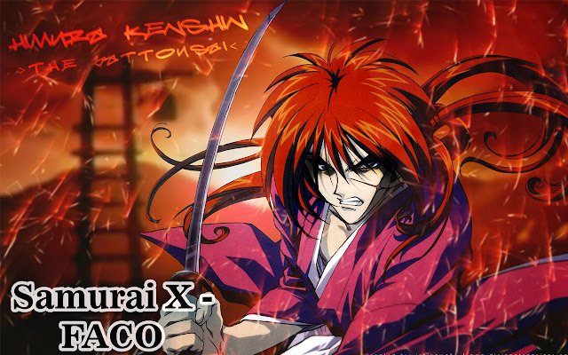 Kenshin Samurai X da Chrome Web Store será executado com OffiDocs Chromium online