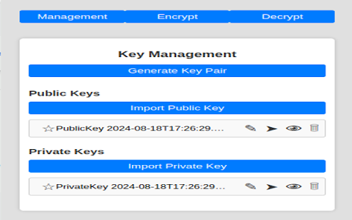 Keylocker  from Chrome web store to be run with OffiDocs Chromium online