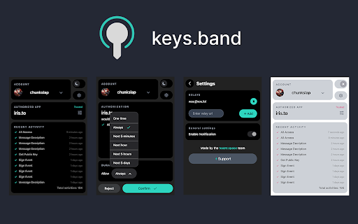 Keys.Band  from Chrome web store to be run with OffiDocs Chromium online
