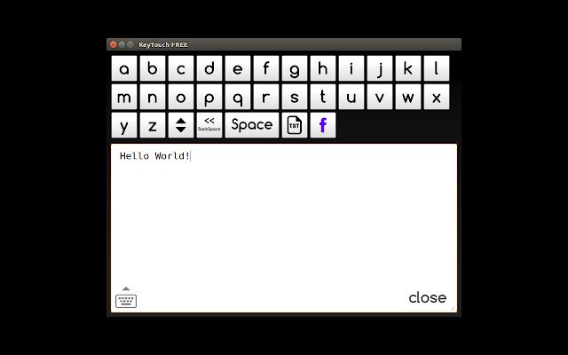 KeyTouch FREE  from Chrome web store to be run with OffiDocs Chromium online
