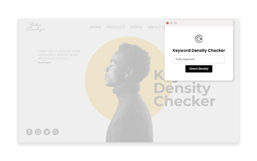Keyword Density Checker  from Chrome web store to be run with OffiDocs Chromium online