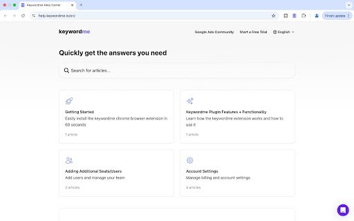 Keywordme | The Ultimate Google Ads Keyword Tool  from Chrome web store to be run with OffiDocs Chromium online