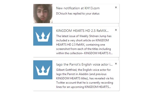 KH13.com, para Kingdom Hearts da Chrome Web Store para ser executado com OffiDocs Chromium online