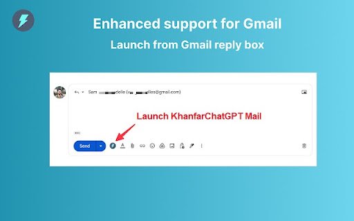 KhanfarChatGPT Mail  from Chrome web store to be run with OffiDocs Chromium online