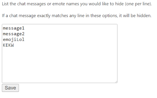 Kick Chat Cleaner  from Chrome web store to be run with OffiDocs Chromium online