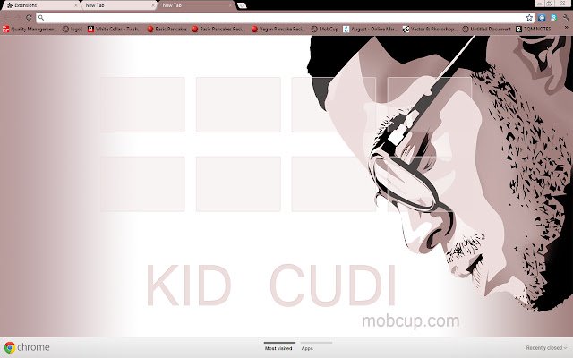 Chrome 网上商店的 Kid Cudi（嘻哈）将与 OffiDocs Chromium 在线一起运行