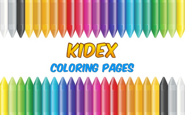 Les pages à colorier Kidex de la boutique en ligne Chrome doivent être exécutées avec OffiDocs Chromium en ligne