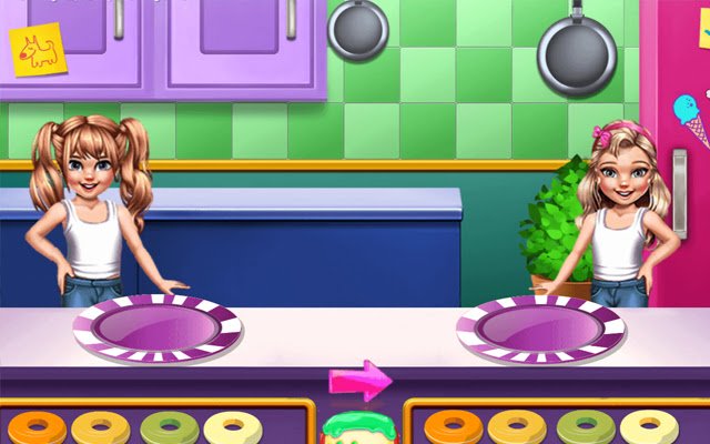 Le jeu Kids Donuts Challenge de la boutique en ligne Chrome sera exécuté avec OffiDocs Chromium en ligne