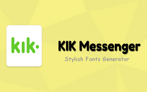 Kik Messenger stylish⚡  from Chrome web store to be run with OffiDocs Chromium online