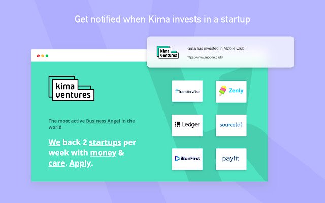 Kimas portfolio tracker  from Chrome web store to be run with OffiDocs Chromium online