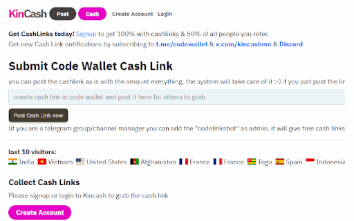 Kincash Link  from Chrome web store to be run with OffiDocs Chromium online