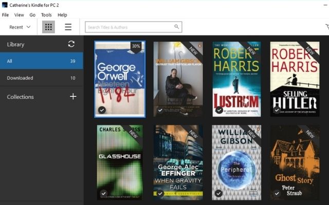 PC용 Kindle Reader Chrome 웹 스토어에서 다운로드하여 OffiDocs Chromium 온라인으로 실행