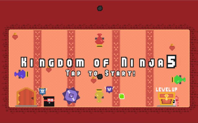 Kingdom of Ninja 5 משחק מחנות האינטרנט של Chrome שיופעל עם OffiDocs Chromium באינטרנט