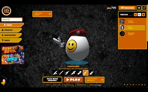 King Hayden || Shell Shockers  from Chrome web store to be run with OffiDocs Chromium online