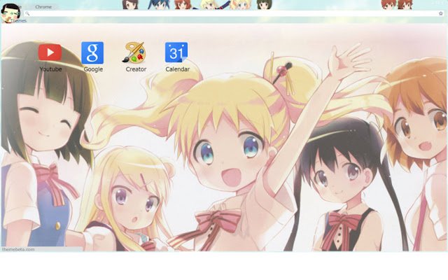 ハロー!!きんいろモザイク テーマ(kiniro mosaic theme) mula sa Chrome web store na tatakbo sa OffiDocs Chromium online