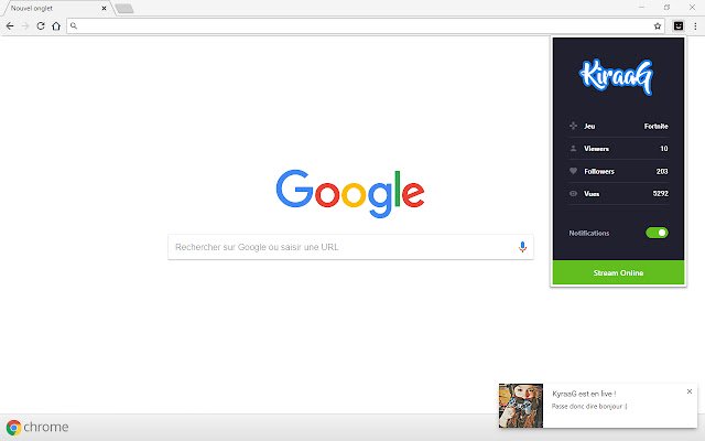 KiraaG Alert  from Chrome web store to be run with OffiDocs Chromium online