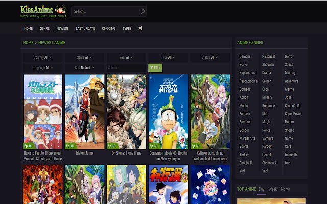 Kissanime Down Good Anime To Watch  from Chrome web store to be run with OffiDocs Chromium online
