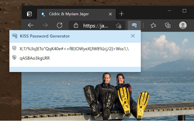 KISS Password Generator dari toko web Chrome untuk dijalankan dengan OffiDocs Chromium online