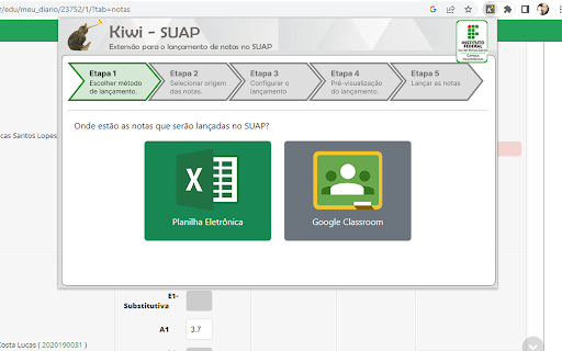 Kiwi SUAP  from Chrome web store to be run with OffiDocs Chromium online