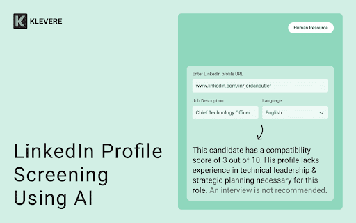 Klevere  from Chrome web store to be run with OffiDocs Chromium online