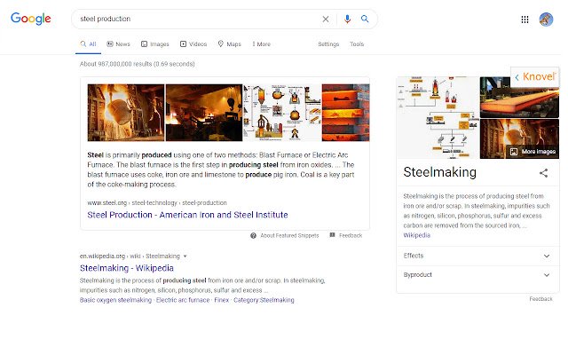 Knovel Browser Extension  from Chrome web store to be run with OffiDocs Chromium online