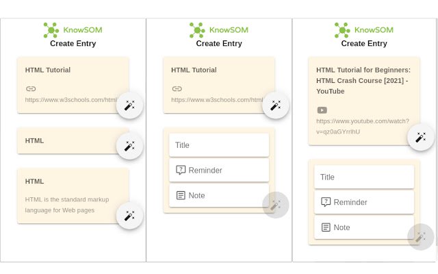 KnowSOM  from Chrome web store to be run with OffiDocs Chromium online