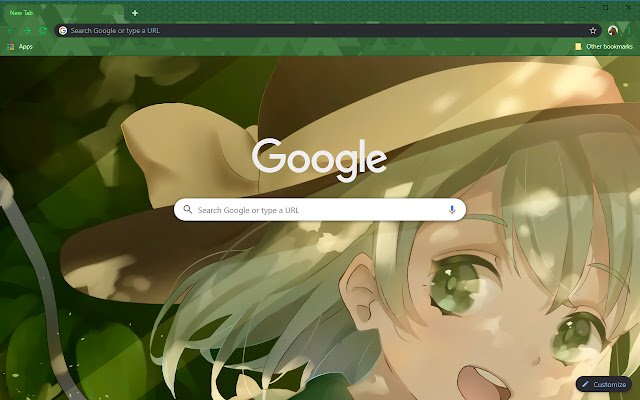 Koishi Geometric Green із веб-магазину Chrome, який буде працювати з OffiDocs Chromium онлайн
