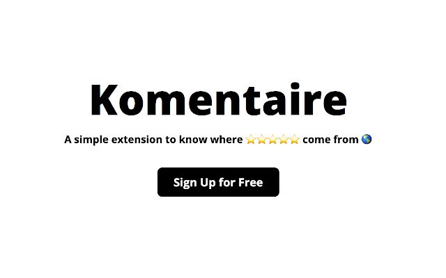 Komentaire  from Chrome web store to be run with OffiDocs Chromium online