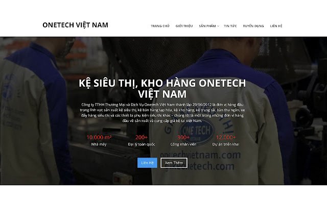 Kệ Onetech Onetechvietnam.com dal Chrome Web Store verrà eseguito con OffiDocs Chromium online