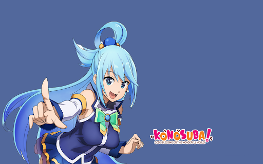 Konosuba Aqua  from Chrome web store to be run with OffiDocs Chromium online