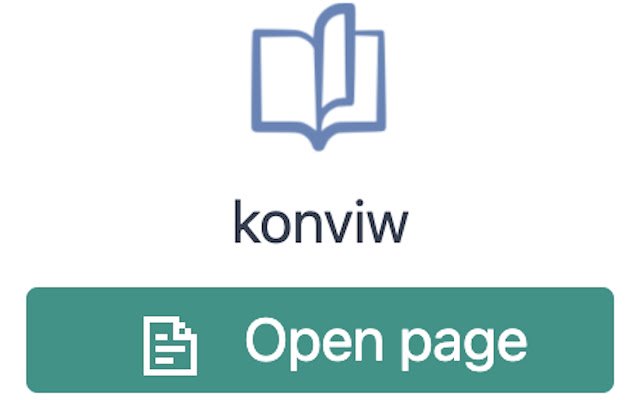 konviw WebExt จาก Chrome เว็บสโตร์เพื่อใช้งานร่วมกับ OffiDocs Chromium ออนไลน์