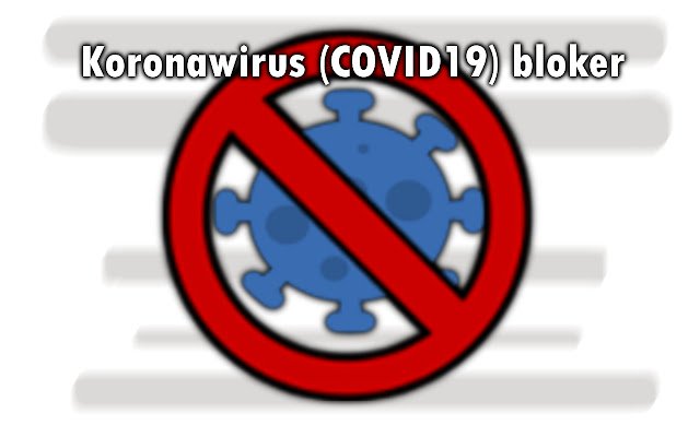 Koronawirus (COVID19) bloker uit de Chrome-webwinkel wordt uitgevoerd met OffiDocs Chromium online