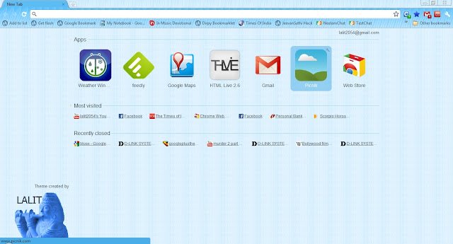 Krishna theme  from Chrome web store to be run with OffiDocs Chromium online