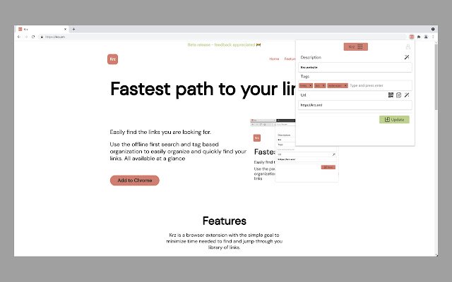 Krz  from Chrome web store to be run with OffiDocs Chromium online