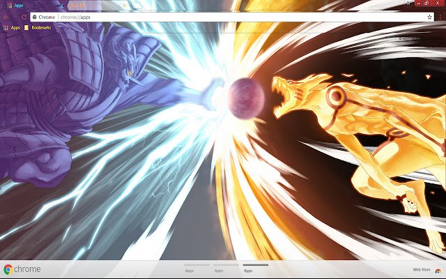 Kurama Kyūbi Naruto Susanoo dal web store di Chrome verrà eseguito con OffiDocs Chromium online