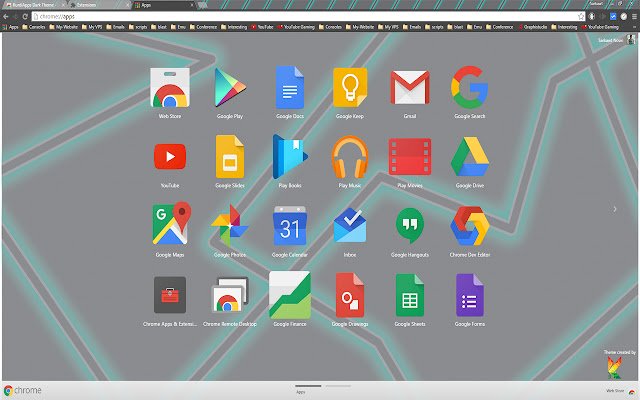 KurdiApps Dark Theme ze sklepu internetowego Chrome do uruchomienia z OffiDocs Chromium online