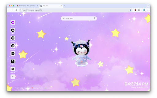 Kuromi Live Wallpaper  from Chrome web store to be run with OffiDocs Chromium online