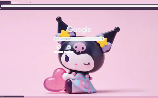 Kuromi theme  from Chrome web store to be run with OffiDocs Chromium online