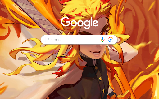 Kyojuro Rengoku Kimetsu no Yaiba Anime Theme  from Chrome web store to be run with OffiDocs Chromium online