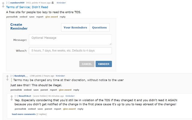 KZReminders Chrome Extension  from Chrome web store to be run with OffiDocs Chromium online