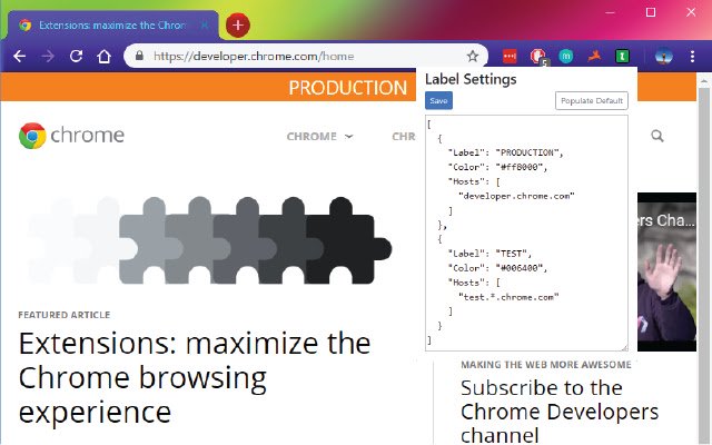 label dari toko web Chrome untuk dijalankan dengan OffiDocs Chromium online