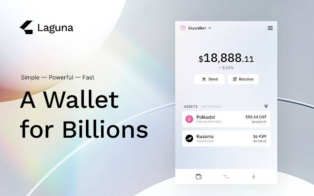 Laguna Wallet de la boutique en ligne Chrome sera exécuté avec OffiDocs Chromium en ligne