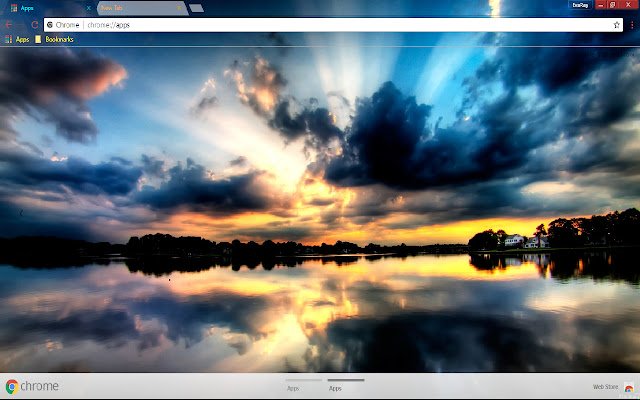 Lake Reflection Sky Sunset de la boutique en ligne Chrome à exécuter avec OffiDocs Chromium en ligne