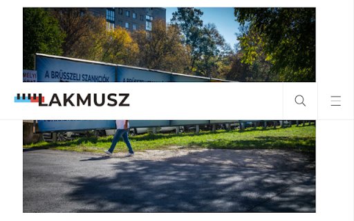 lakmusz.hu header fix  from Chrome web store to be run with OffiDocs Chromium online