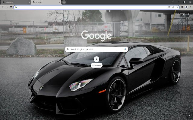 Lamborghini nera dal negozio web Chrome da eseguire con OffiDocs Chromium online