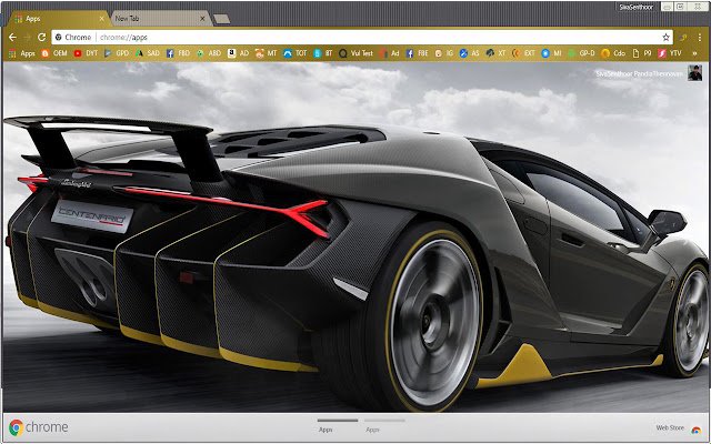 Lamborghini Centenario Sports Car dal negozio web Chrome da eseguire con OffiDocs Chromium online